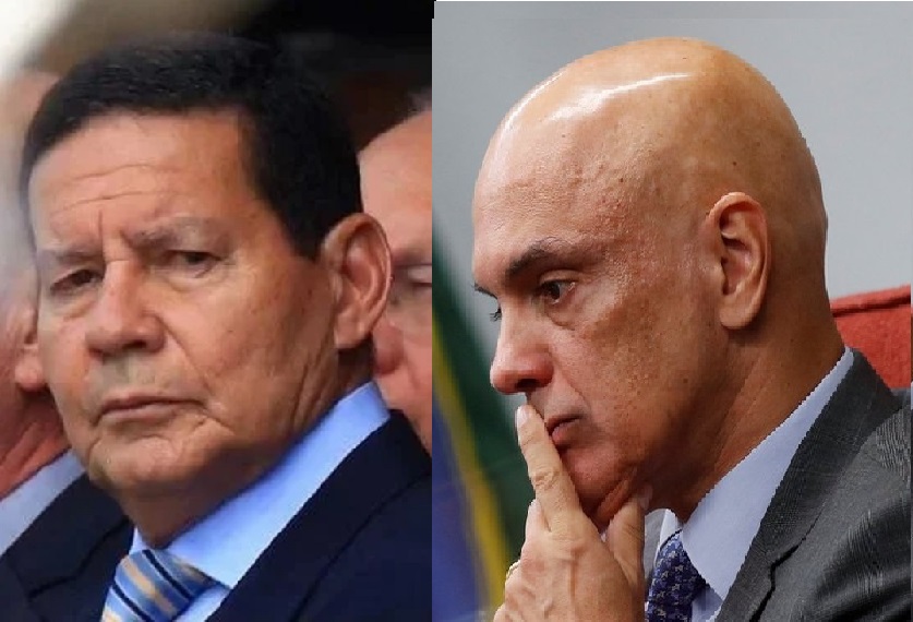 Alexandre de moraes e hamiltom mourão