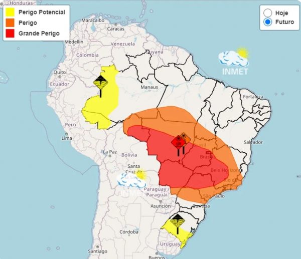 Onda de calor que vai atingir Brasil nos próximos dias 