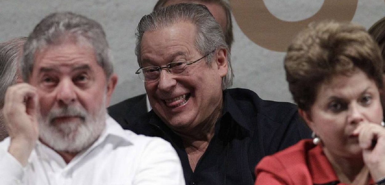 José Dirceu, Lula e Dilma